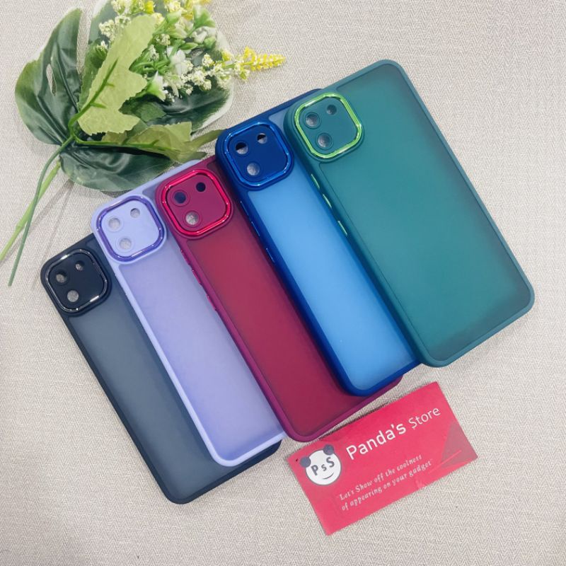 Case Realme C11 Biasa | C11 2021 | C20 Metal Chrome Softcase Dove Premium Luxury PSS