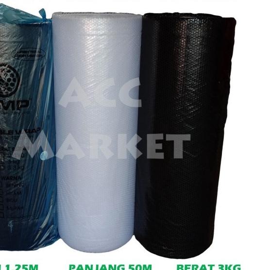 

Bubble Wrap 50 M x 125 Cm Plastik Buble Packing - GMP 3KG HITAM