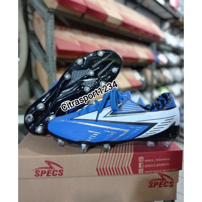 Sepatu bola specs Hyper speed Terbaru sol bening sepatu original murah