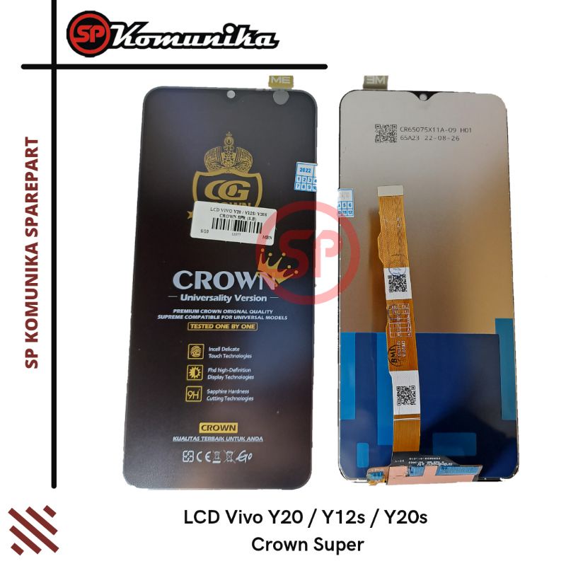 LCD Vivo Y20 / Y12s / Y20s Crown Super