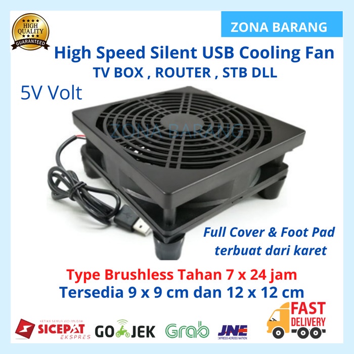 USB Fan kipas Cooling pendigin TV Box Wifi Router Set top box