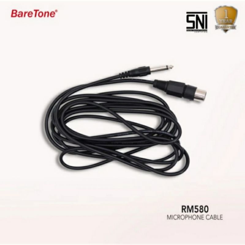 mic kabel original baretone rm 580 microphone mic karaoke