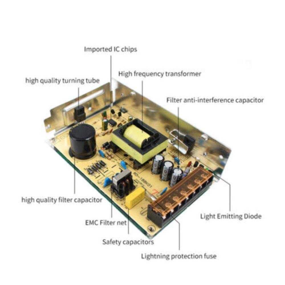 Lampu Pengaman Trafo Tegangan Atas Strip Kabel Power Power Supply