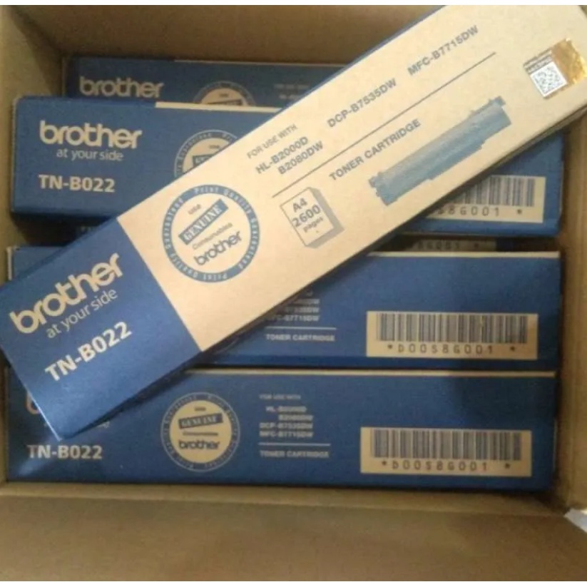 Brother Toner TN-B022 Black Original For DCP-B7535DW, MFC-B7715DW