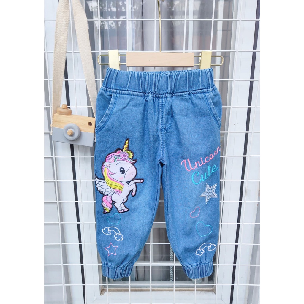 JOGGER JEANS ANAK PEREMPUAN 1TH-9TH