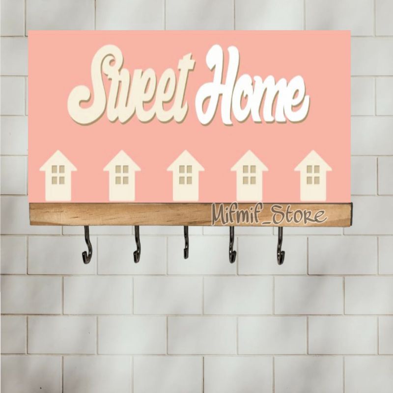 Tempat Gantungan Kunci Dinding Estetik