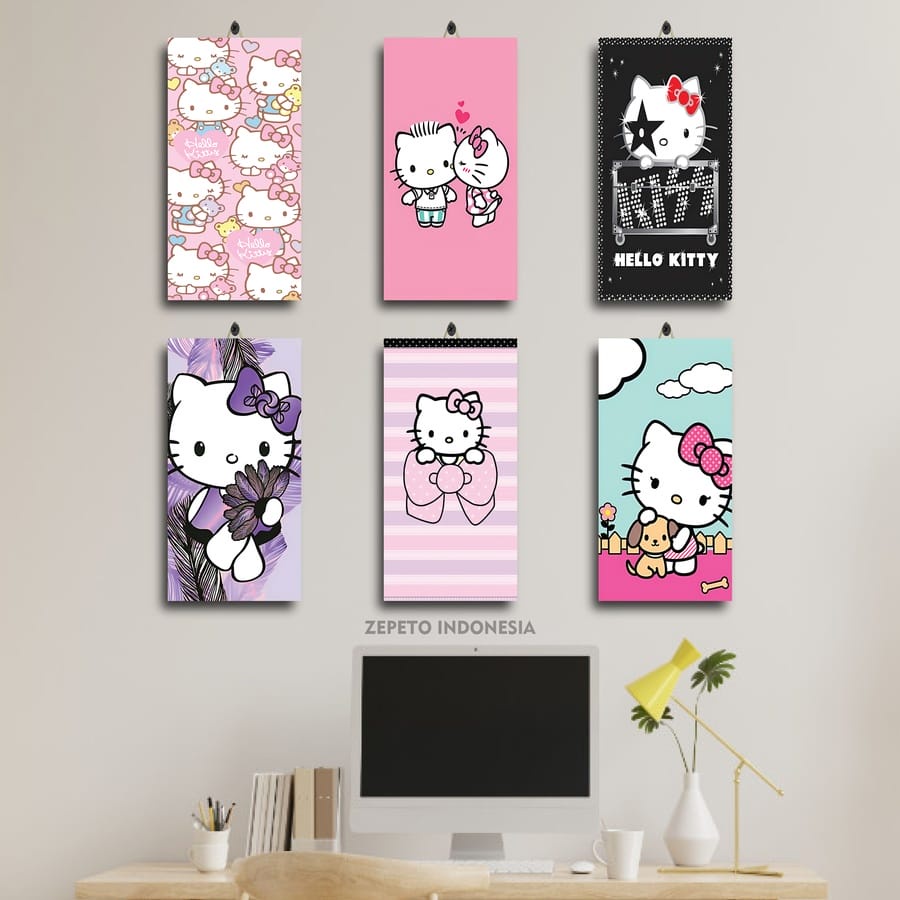Jual 61-80 POSTER HELLO KITTY AND FRIENDS 15X30 ZIQUK/WQZ8T/ HIASAN ...