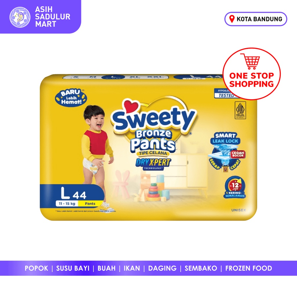 Sweety Bronze Comfort L44 Popok Bayi Murah Promo Bandung