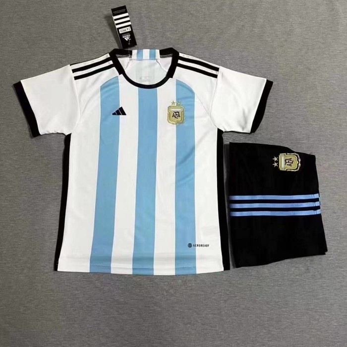 jersey   JERSEY BOLA ARGENTINA HOME WORLDCUP 2022 2023 KIDS GRADE ORI IMPORT - 28(P2I2) jersey baske