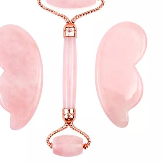 Jade Roller dan Guasha Facial Massage Roller GiokAlam