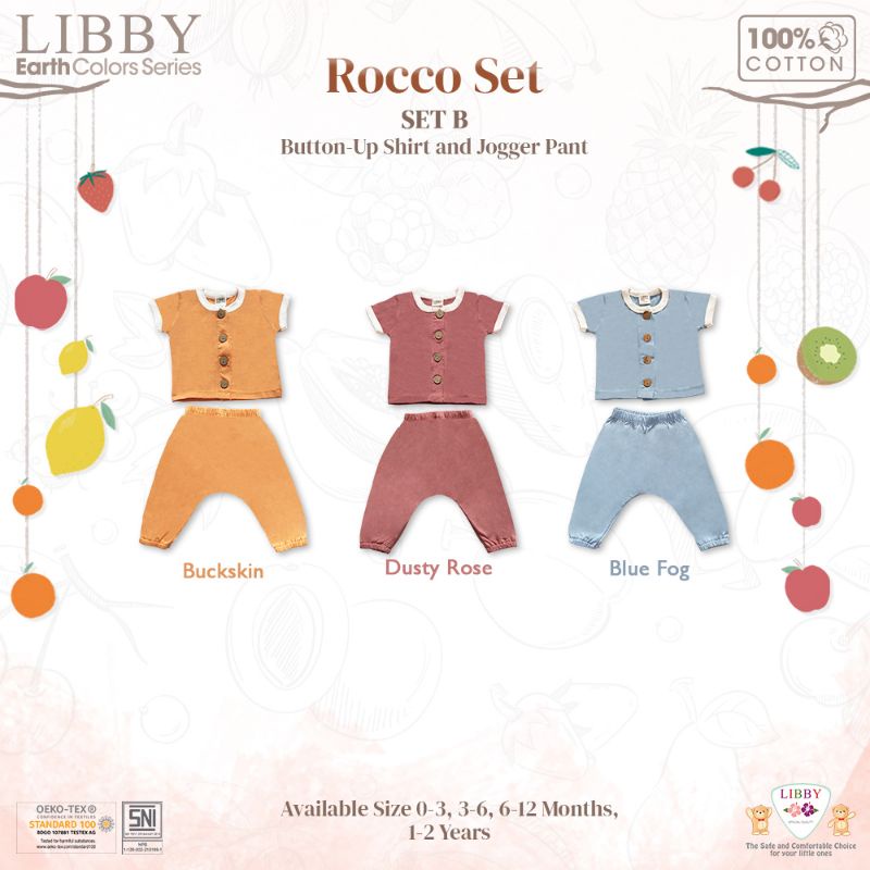 Libby rocco set celana jogger