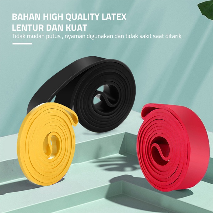 GM Bear Long Resistance Band- Karet Elastis Pull Up