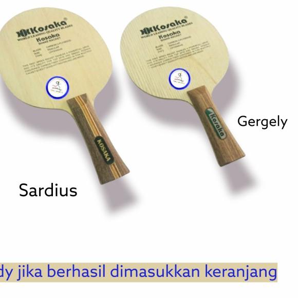 Kayu / Blade Bat / Bet Ping pong / Tenis Meja Kosaka Carbon - Handel Sardius