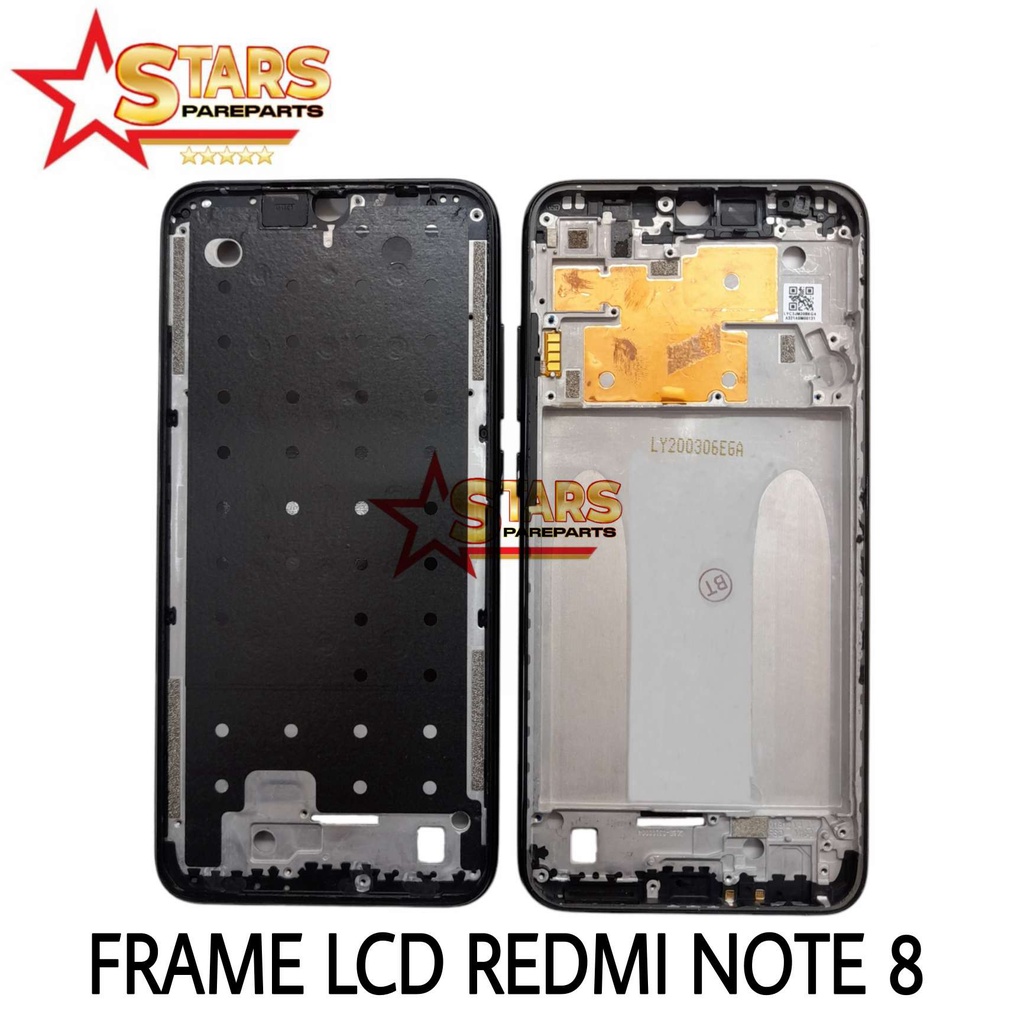 FRAME LCD / TULANGAN LCD / TATAKAN TENGAH LCD / BEZZEL MIDDEL XIAOMI REDMI NOTE 8 ORI COPOTAN MULUS