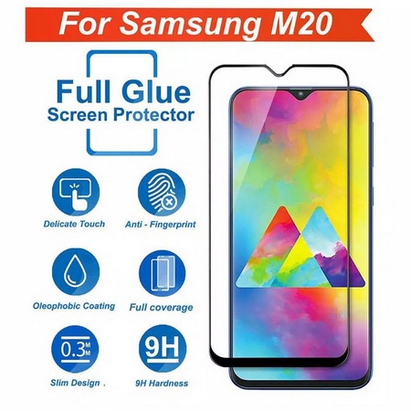 TemperGlass / Antigores Kaca Full Glue for Samsung + Packing Kardus dan Tisu