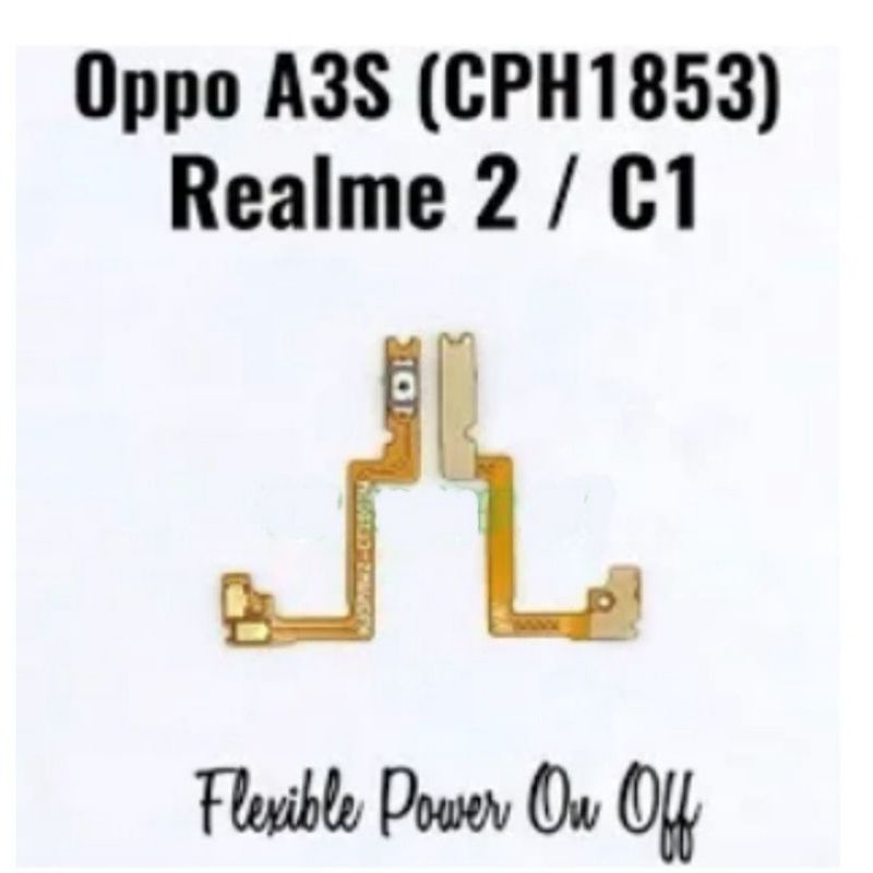 Flexibel on off volume oppo a3s cph1853 - flex power Volume A3s cph1853