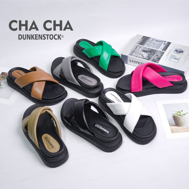 dunkenstok chacha/sandal wanita dunkenstock chacha