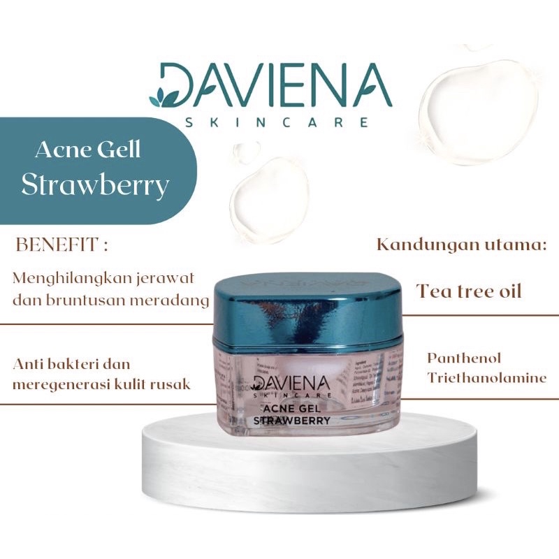 ACNE GELL ACNE SERIES | DAVIENA | DAVIENA SKINCARE | DAVIENASKINCARE