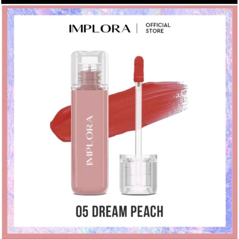 IMPLORA Jelly Tint Indonesia / Juicy Plumpy Lips 5ml / Vitamin E Peptide Omega