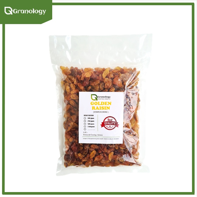 Golden Raisin / Kismis Kering (1 Kilogram) by Granology