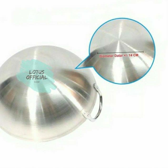 Harga Termurah Calypso Wajan Kuali 70 cm Penggorengan Stainless Steel Ukuran 70cm