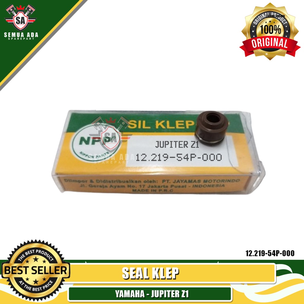 SIL KLEP / SEAL KLEP 10 PCS NPP JUPITER Z1 MIO J ORIGINAL 100% NPP