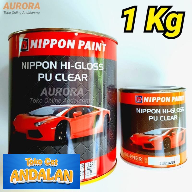 

Toko Cat Andalan - CLEAR PU NIPPON HI GLOSS 1kg klir vernis pernis anti gores Toko Cat Andalan Motor dan Mobil