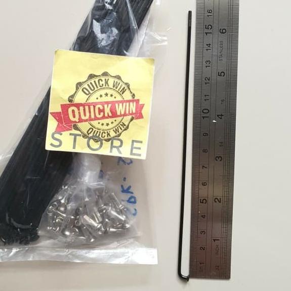 Jari Jari Sepeda 16 Spoke Ruji Jeruji Stainless 161 mm