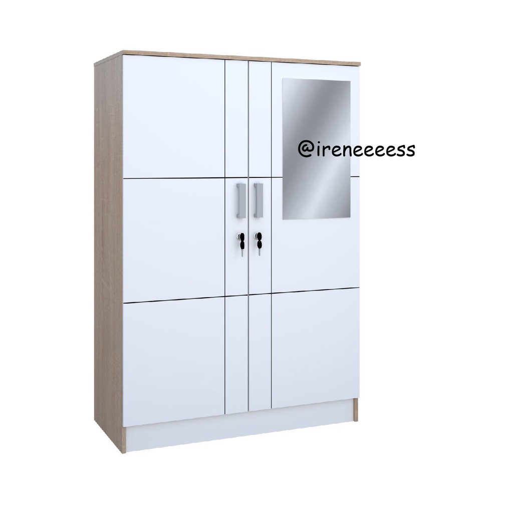 LEMARI PAKAIAN MINIMALIS LEMARI BAJU ANAK KOS + HANGER GANTUNGAN + RAK BANYAK PILIHAN WARNA BL