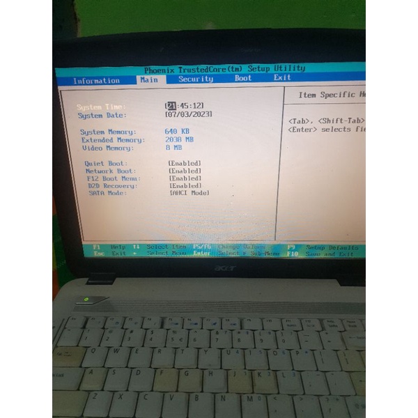 Laptop bekas acer 4315