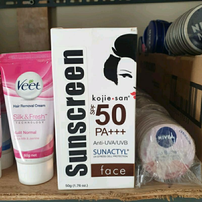 Kojie San Sunscrreen Spf 50 Sunblock Face 50g