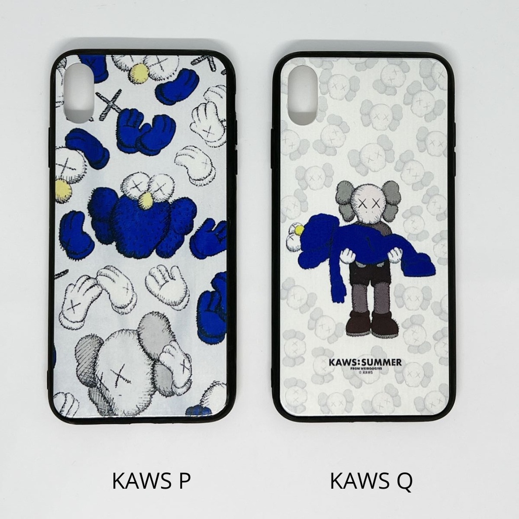 Case iPhone X Pro Max Kaws Softcase Hardcase Premium Import Casing Soft Case