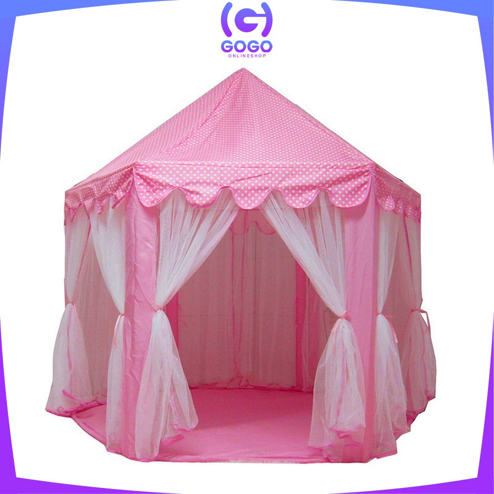 GOGO-M130 Tenda Mainan Anak Tenda Princess Model Rumah Tenda Castle Anak Mainan Rumah Rumahan Anak