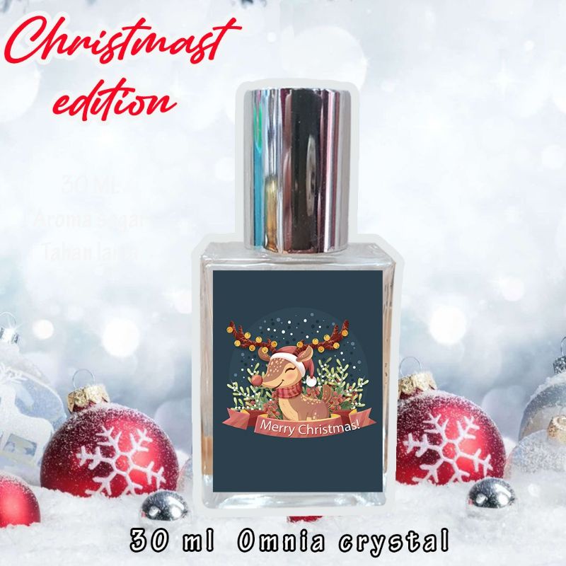 PARFUM EDISI NATAL/MINYAK WANGI 30ML SANTA NATAL/FREE SARUNG BOTOL