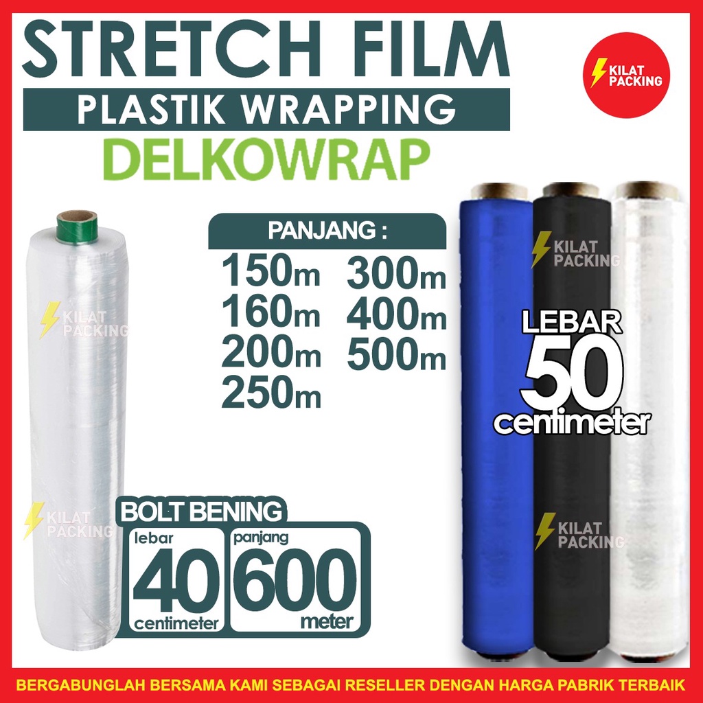 Jual Stretch Film 50 CM Plastik Wrapping Plastik Wrap Plastik ...