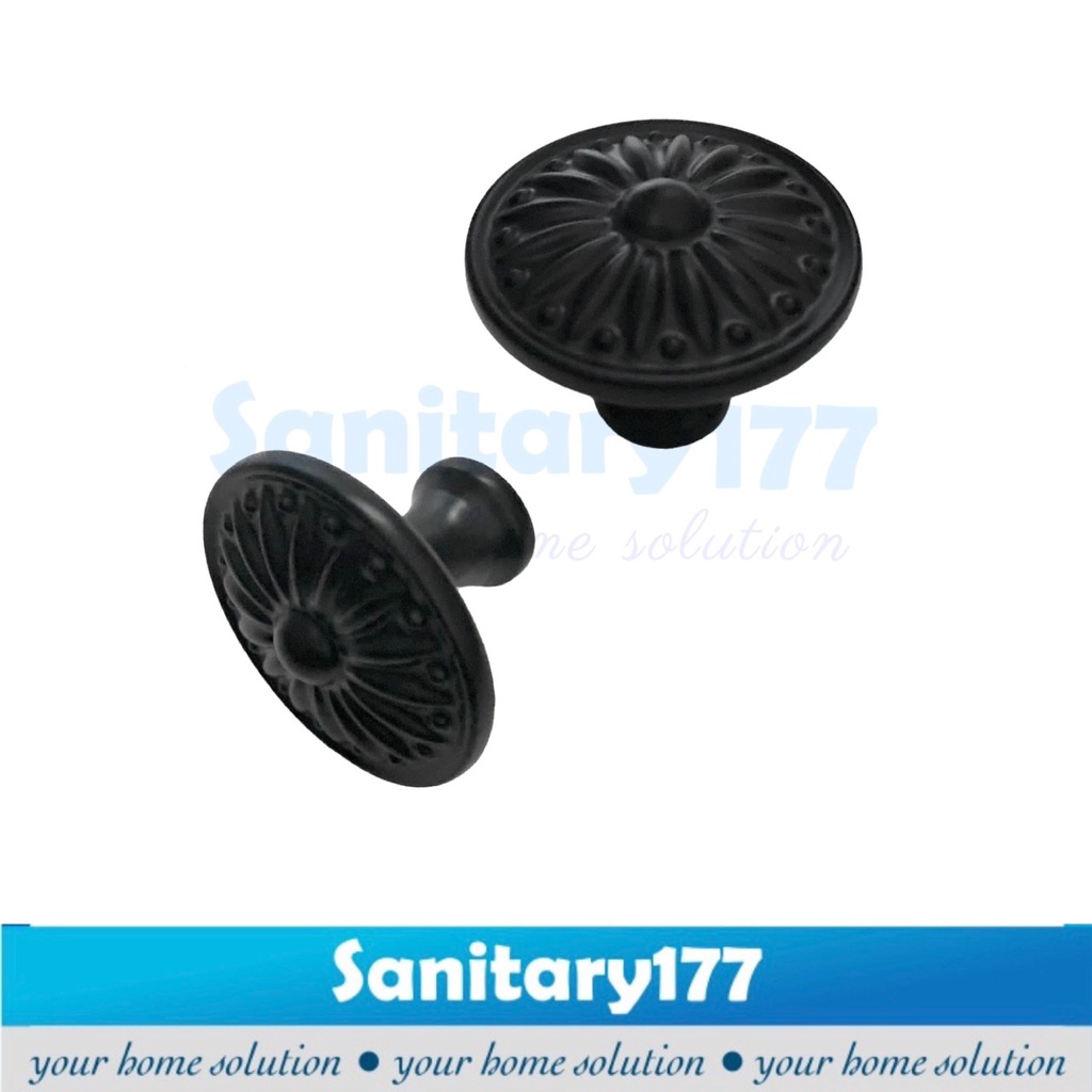 Tarikan Laci bulat 750- handle pegangan lemari pintu kitchen set furniture gagang knop knob murah antik rosegold hitam putih antique