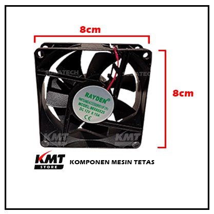 Kipas Fan Arus DC 12 Volt 8CM