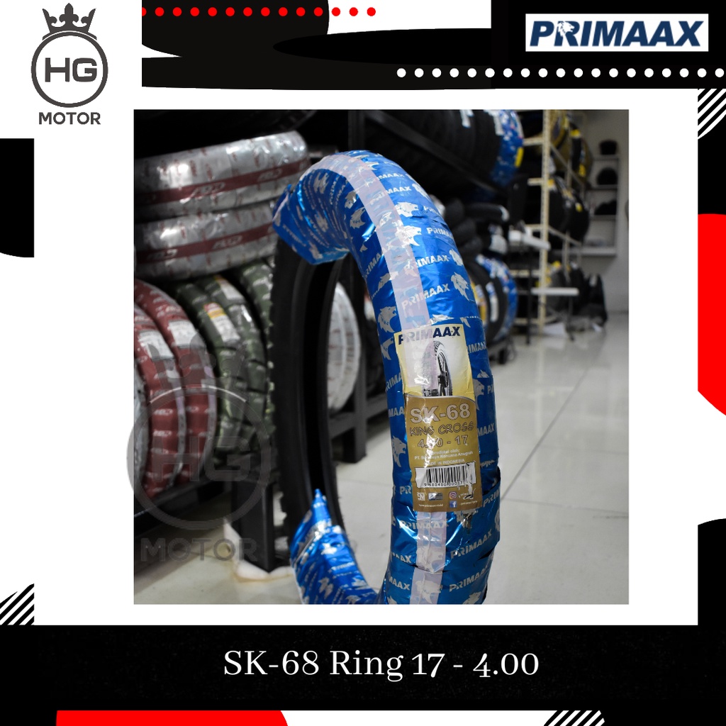 PRIMAAX PRIMAX Ban Luar semi Trail SK 68 4.00 Ring 17 Tube Type KING CROSS