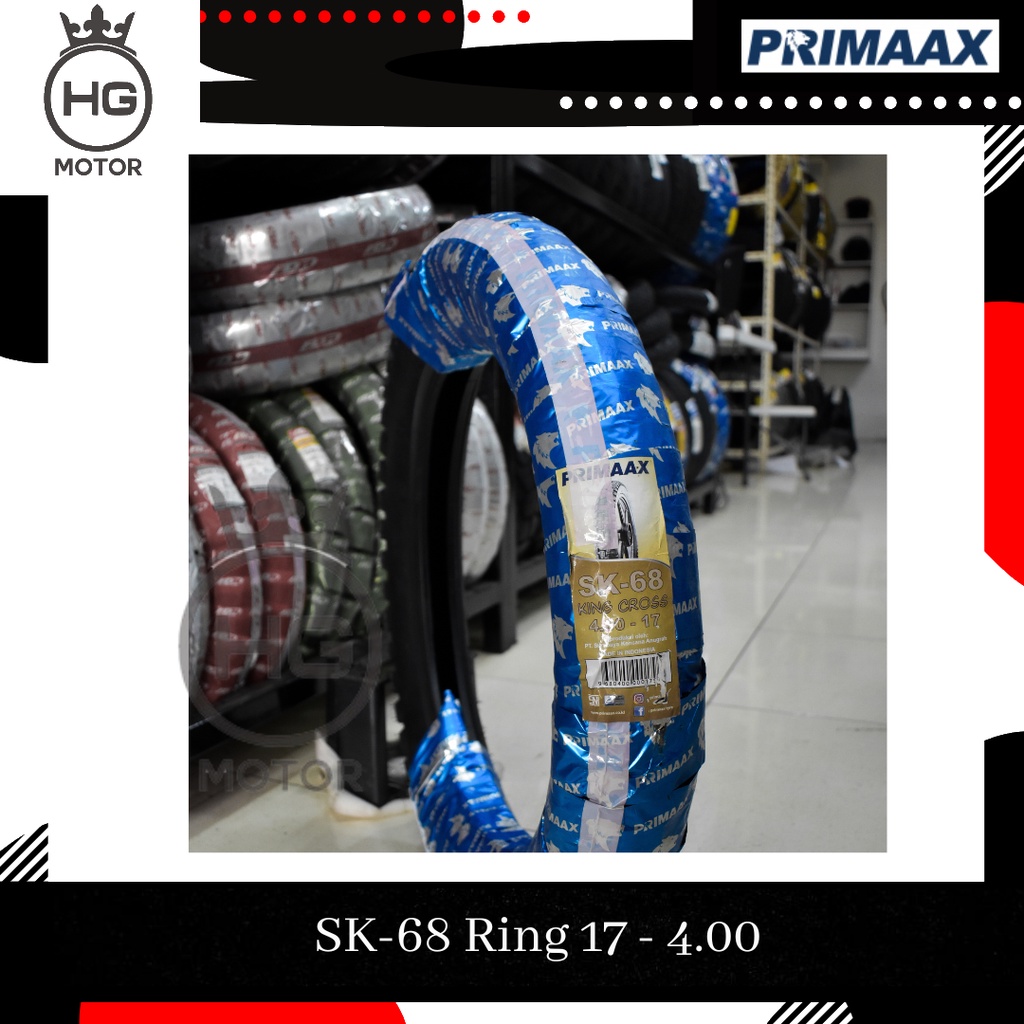 PRIMAAX PRIMAX Ban Luar semi Trail SK 68 4.00 Ring 17 Tube Type KING CROSS