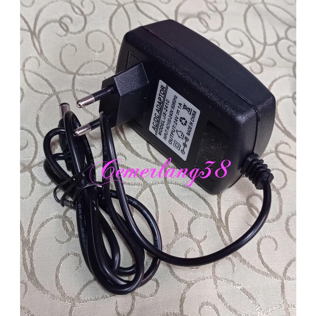 Switching Adaptor - Kodok - Switching Power Supply Plastik 24V 1A (LRS)