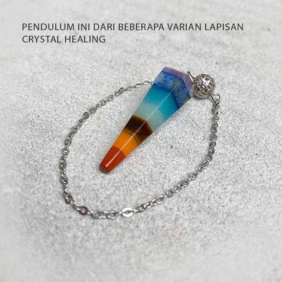 

Crystal Pendulum Seven Chakra (PL03)