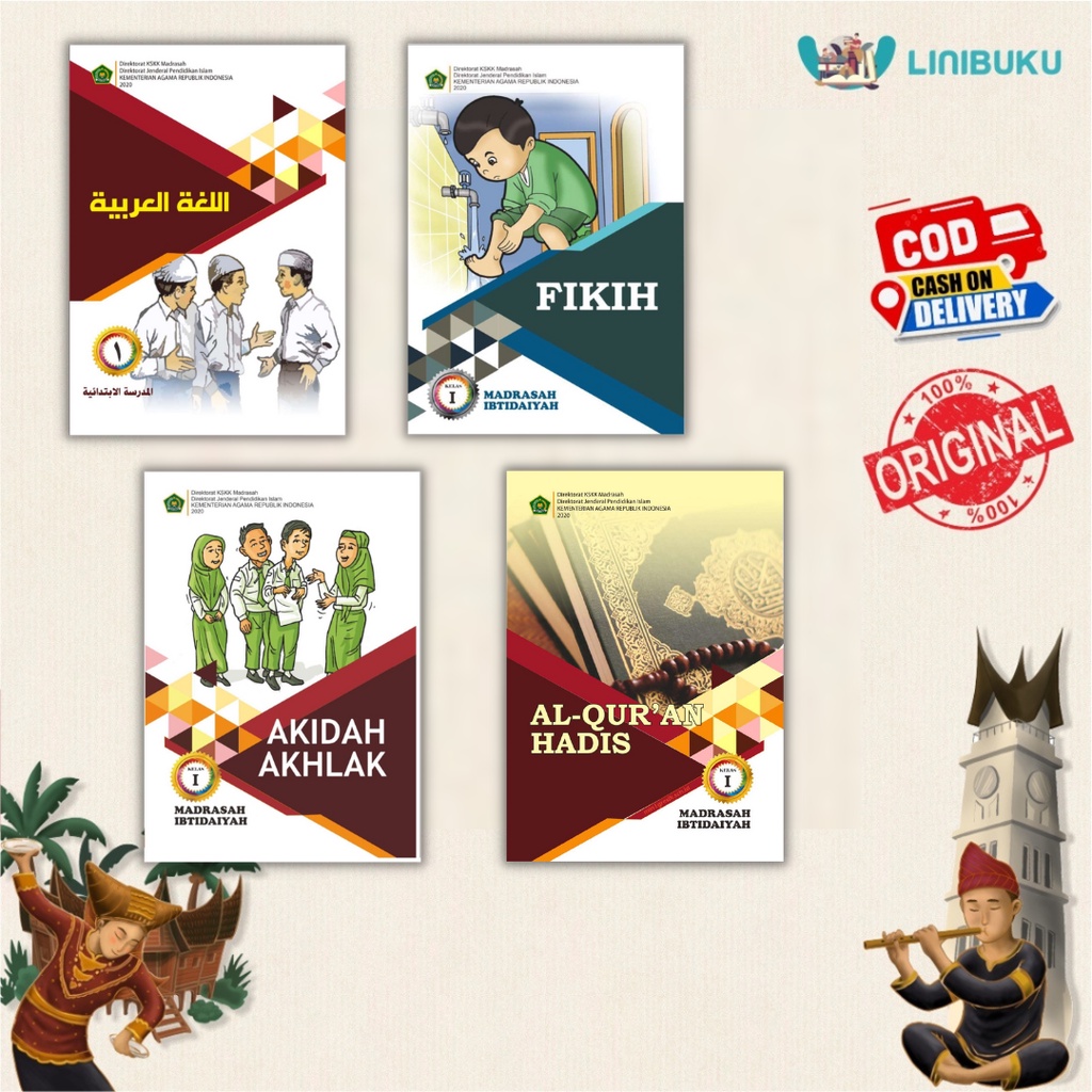 Jual Buku Pelajaran Bahasa Arab Ski Fiqih Aqidah Akhlak Alquran