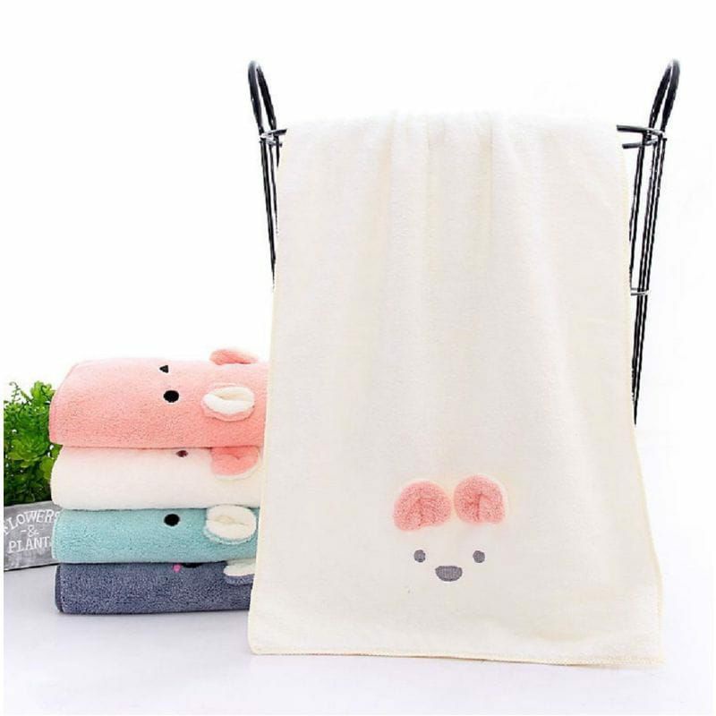 HANDUK MICROFIBER ANIMAL 3D 50X100CM