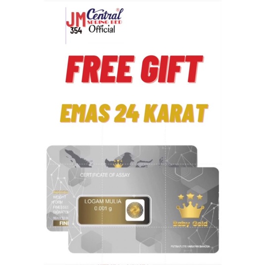 Springbed Furniture Free Gift - Emas Fine Gold Logam Mulia Baby Central Spring Bed Spinno
