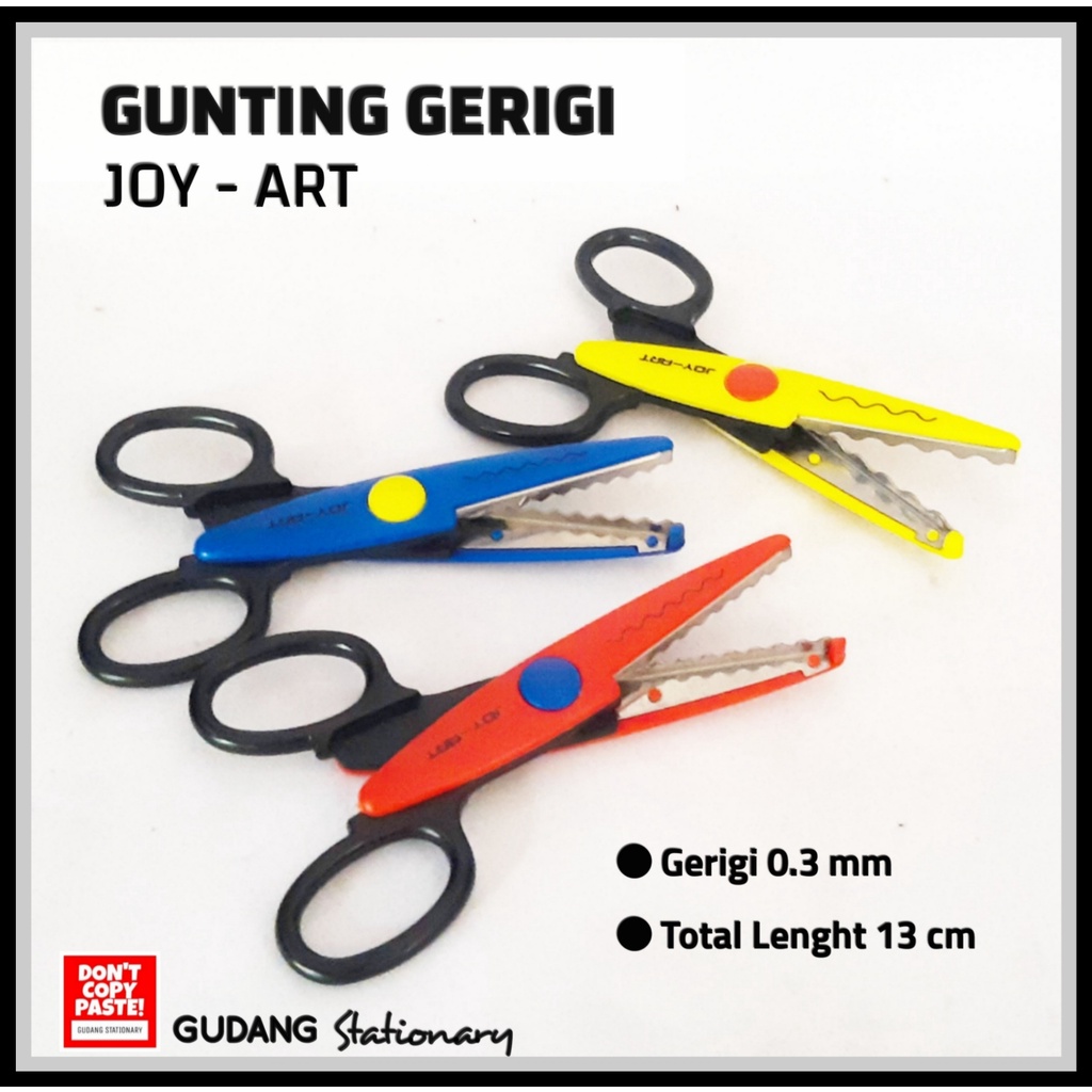 Gunting Gerigi JOY-ART [ isi 3 pcs ]