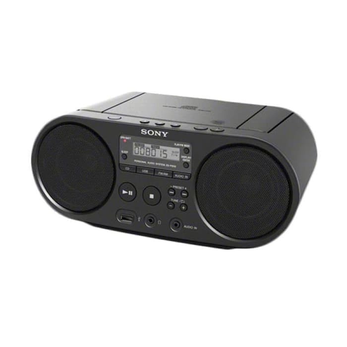 {AbdiStore} Sony Mini Compo ZSPS50 Black CD Bolmbox - Hitam Limited