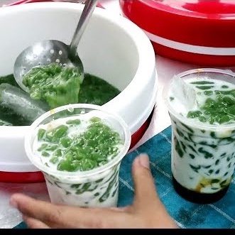 

Es Cendol Bandung Gelas Cup / Es Dawet Cup Asli Daun Suji