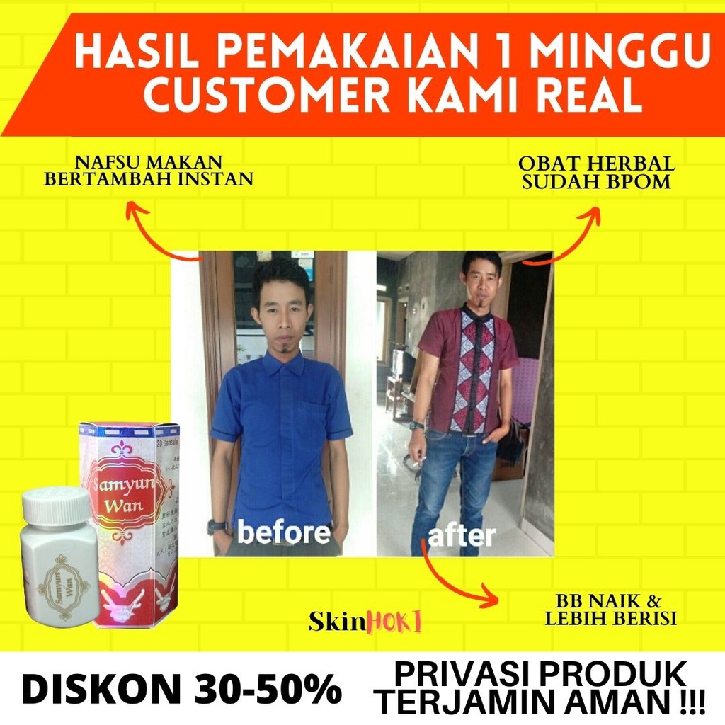 PENGGEMUK BADAN PENAMBAH NAFSU MAKAN DEWASA SAMYUNWAN GOLD