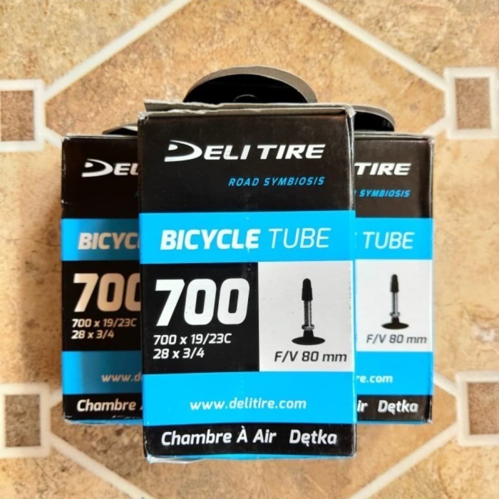 Ban dalam sepeda fixie 700c 19/23c 700 60mm deli tire inner tube