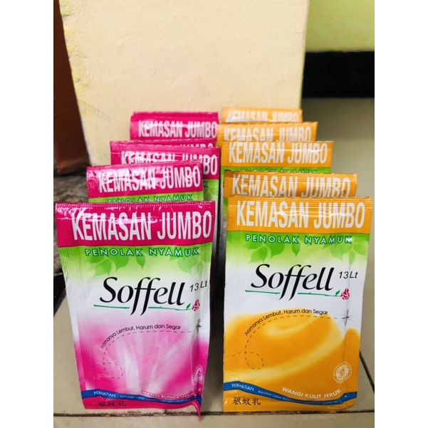 Soffell Kemasan JUMBO Renceng isi 12 sachet x 11gr